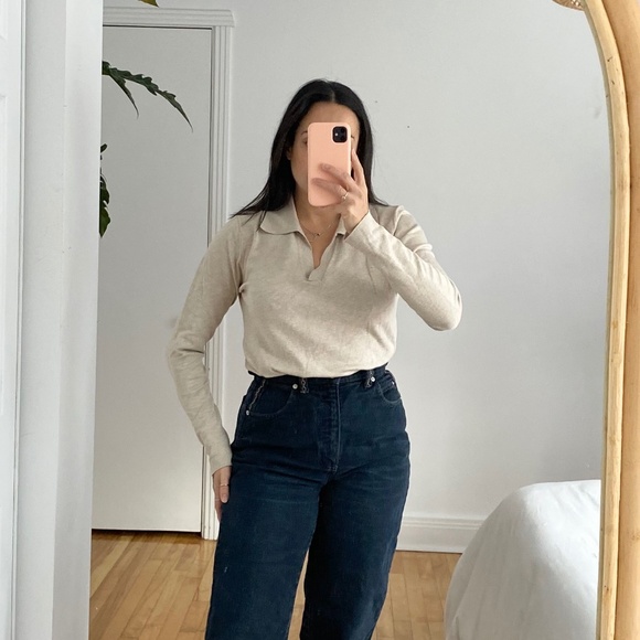 Mango Sweaters - Mango collared sweater